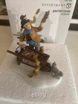 Dept 56 Dickens' Village Series Accessory Rare Purrfect Treats Cats MINT IN BOX