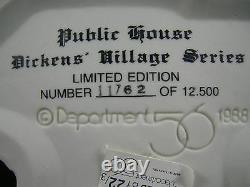Dept 56 Dickens Village Series C Fletcher Public House Limited Edition 11762