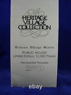 Dept 56 Dickens Village Series C Fletcher Public House Limited Edition 11762