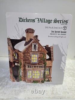 Dept 56 Dickens Village Series Lea Hurst House #808869 NEW