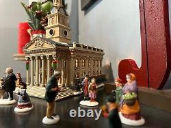 Dept. 56 Dickens Village St. Martin-in-the-Fields Church plus two side pieces