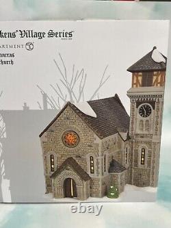 Dept 56 Dickens Village- St. Pancras Old Church 6007592 Never Removed/brand New