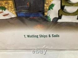 Dept 56 Dickens Village T. Watling Ships & Sails #58752 Brand New NRFB
