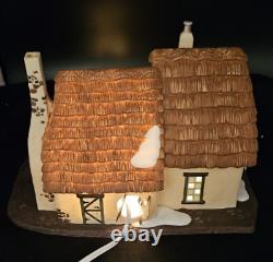 Dept. 56 Dickens Village The Christmas Carol Cottage Smoking Chimney Video VTG