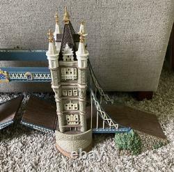 Dept 56 Dickens Village Tower Bridge of London 56.58705 with Issues