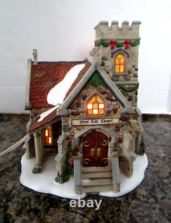 Dept. 56 Dickens' Village West Lott Chapel Introduced 2008 Retired 2010