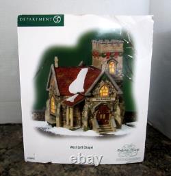 Dept. 56 Dickens' Village West Lott Chapel Introduced 2008 Retired 2010