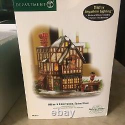 Dept 56 Dickens Village William & Robert Glaser Stained Glass 58751 New in Box