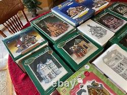 Dept 56 Heritage Dickens Village Collection Christmas Porcelain Lighted, 14 box