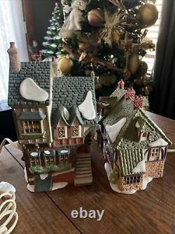Dept 56 Heritage Village Collection Dickens Christmas Village Lot Extras