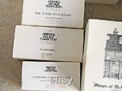 Dept 56 Heritage Village Dickens Series Lot of 15 BUILDINGS AND ACCESSORIES