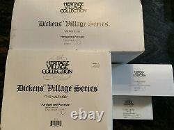 Dept 56 Lot Of 4 Dickens Village 2 Buildings 2 Accessories See Below For Info