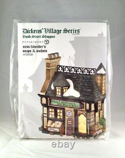 Dept 56 Lot of 2 MISS LAVENDER'S SOAPS & SACHETS + SCENT OF THE DAY Dickens D56