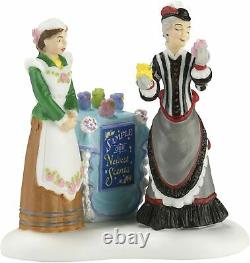 Dept 56 Lot of 2 MISS LAVENDER'S SOAPS & SACHETS + SCENT OF THE DAY Dickens D56
