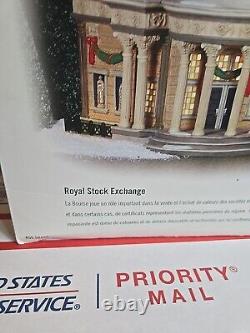 Dept 56 Royal Stock Exchange Dickens Lighted Village Original Box 58480 Retired