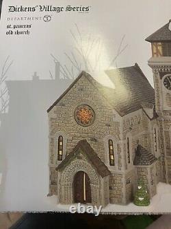 Dept 56 ST. PANCRAS OLD CHURCH Dickens Village 6007592 Department 56 NEW 2021