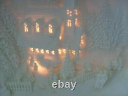Dept 56 Silhouette The Church In The Pines Mint Worn Box Hard To Find Item