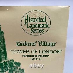Dept 56 TOWER OF LONDON Set/5 Dickens 58500 History Landmark DEPARTMENT