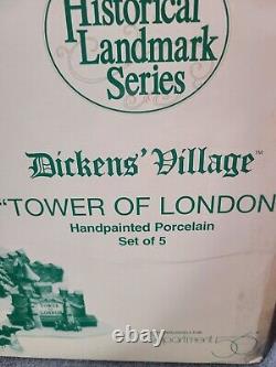 Dept 56 Tower Of London Historical Landmark Dickens Village Christmas Excellent