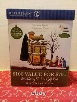 Dept 56 VICTORIAN FAMILY CHRISTMAS HOUSE Dickens village series