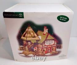 Dept 56 Wilkenson & Kidd Saddlery Animated Building Dickens Christmas Village