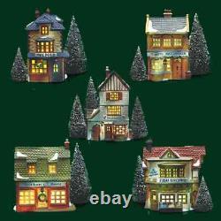 Dicken's Village Merchant Shops 5PC Set