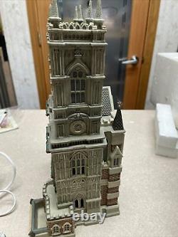 Dickens Village Department 56 Westminster Abbey Retired Excellent Condition
