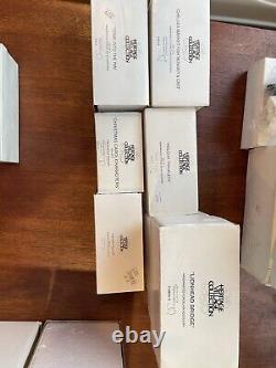 Dickens Village Dept 56 Heritage 33 Total Lot 14 Houses & 19 Accessories