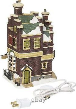 Dickens' Village Scrooge and Marley Counting House Lit Building Multicolor NEW
