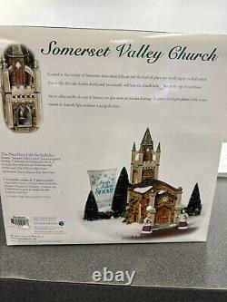 Dickens Village Somerset Valley Church Gift Set