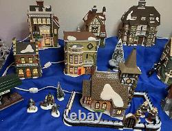 Heritage Collection Department 56 Dickens Village 17 PIECE SET Lot