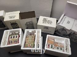 Huge Lot Of Dept 56 Dickens Village Series, 14 Total Vintage