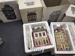 Huge Lot Of Dept 56 Dickens Village Series, 14 Total Vintage