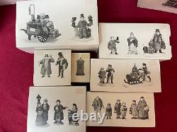 Lot Of 15 Dept. 56 Dickens Village Series Heritage Village Collection Boxed