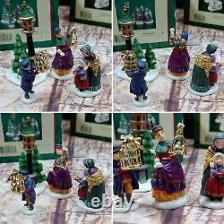 Lot Of 5 Dept 56 Heritage Village Collection 12 Days Of Dickens 1, 2, 4, 6 & 8