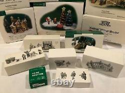 Lot of Dept 56 Collectibles Heritage Dickens Village Buildings, Accessories MORE