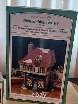 Mary Margaret's Fine Dresses Department 56 Dickens Village 6011398 + Accessory