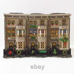 Mulberrie Court Dickens Village Department 56 Christmas Ceramic Lighted Painted