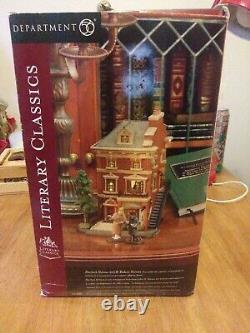NEW DEPT 56 Literary Classics SHERLOCK HOLMES 221B BAKER STREET Dickens London