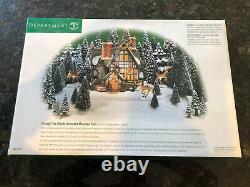 New Department 56 Through The Woods Animated Mountain Trail & Staghorn Lodge