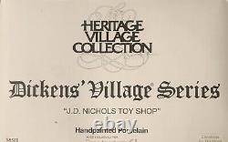 New! J D Nichols Toy Shop Dept 56, Dickens Village