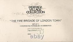 New! The Fire Brigade Of London Dept 56, Dickens Village