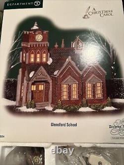 Rare Department 56 Dickens Village Christmas Carol Glensford School