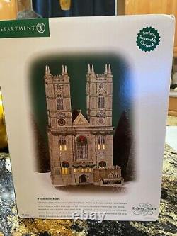 Rare Department 56 Westminster Abbey Dickens Village NIB