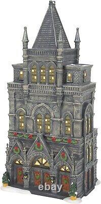 St. James Hall Department 56 Dickens Village 6009737 Christmas lit church chapel