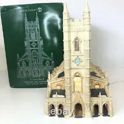 St. Luke's Church Dept. 56 Dickens Village Series 25 anniversary WithLight & Box