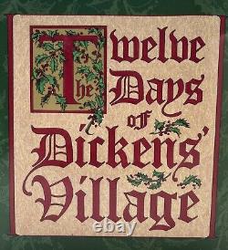 Vintage Dept 56 Twelve Days Of Dickens Village Complete Set 56.58387, NEW