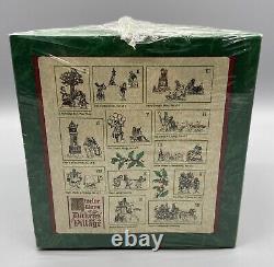 Vtg 1995 Christmas Dept 56 Twelve Days of Dickens Village COMPLETE Set of 12 + 1